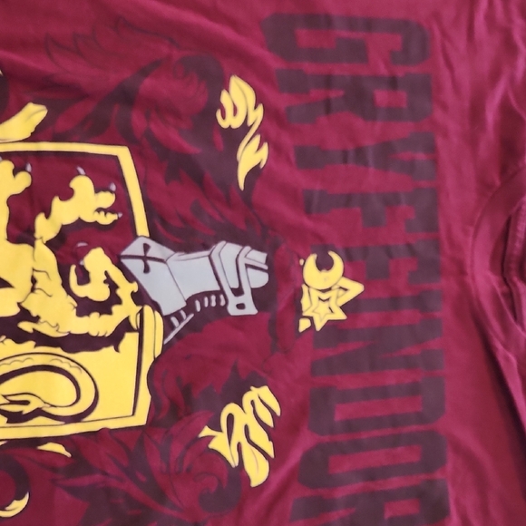 Warner Bros. Gryffindor Maroon and Gold Short Sleeve Tee - Picture 3 of 4